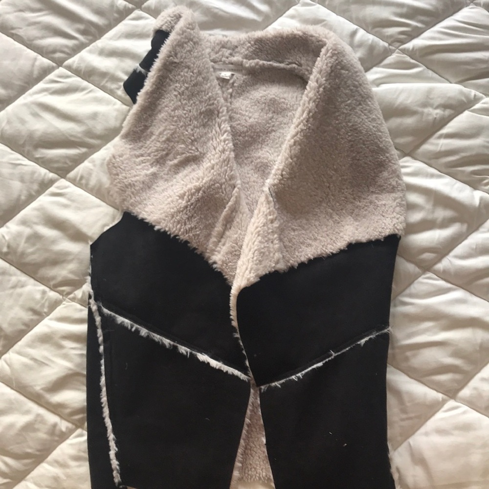 Faux fur vest